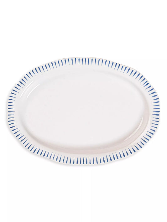 Sitio Stripe 17" Serving Platter