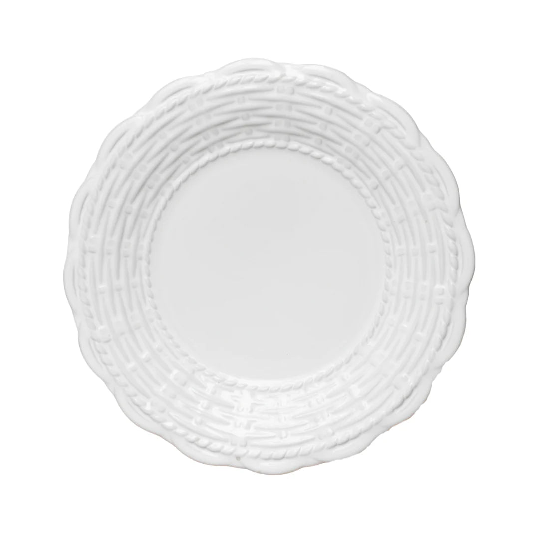 White Basket Jubilee Dinner Plate