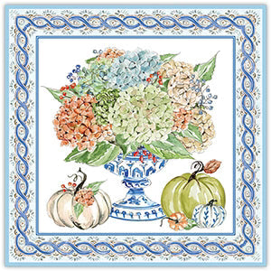 Autumn Hydrangea Paper Placemats