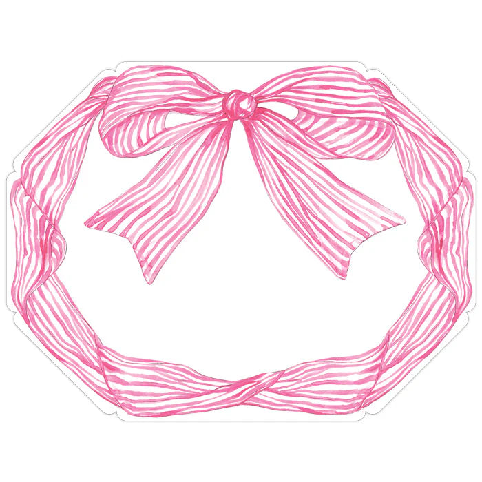 Striped Bow Placemats