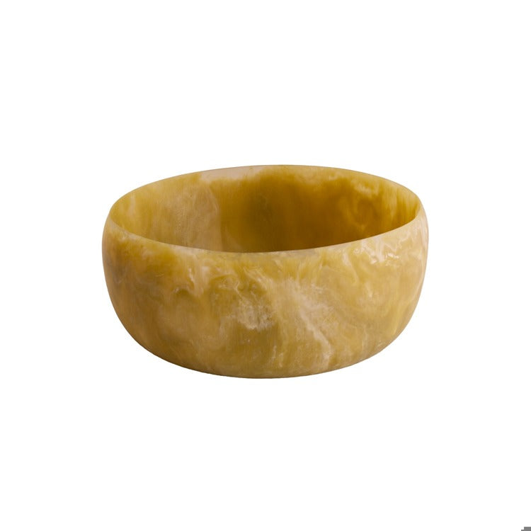 Resin Sorbet Large Round Bowl