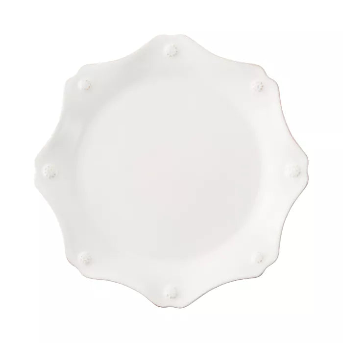 Berry & Thread Scalloped Dessert/Salad Plate