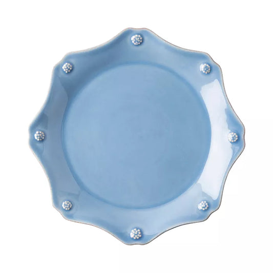 Berry & Thread Scalloped Dessert/Salad Plate