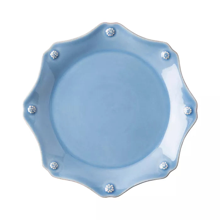Berry & Thread Scalloped Dessert/Salad Plate