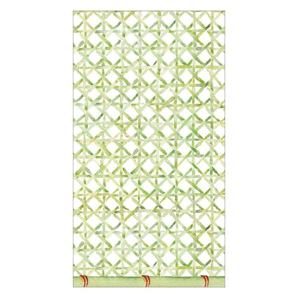 Trellis Green Guest Towel Napkin