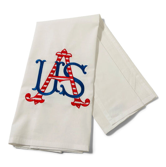 USA Embroidered Tea Towel