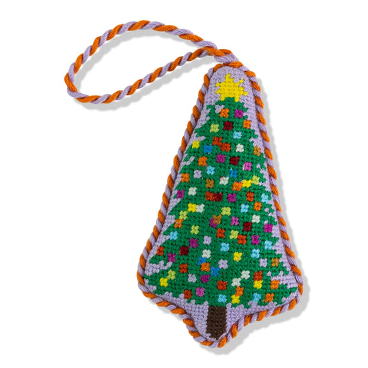 Christmas Tree Needlepoint Ornament