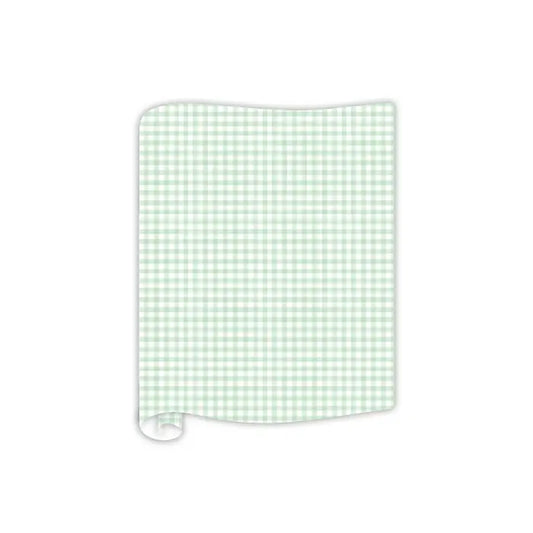 Green Gingham Table Runner