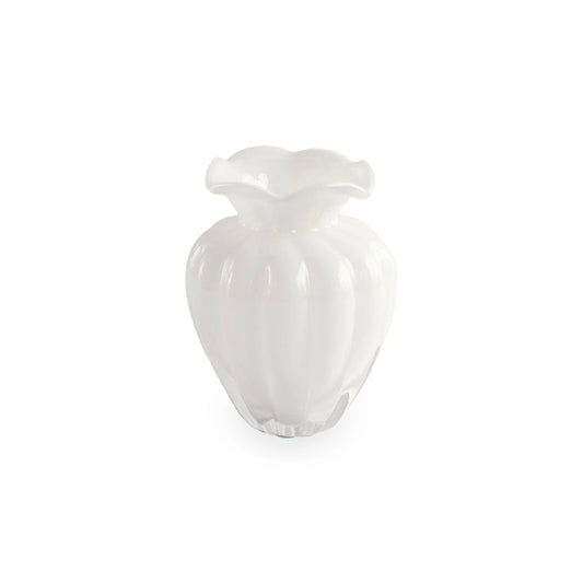 GLASS Vento Small Cream Vase