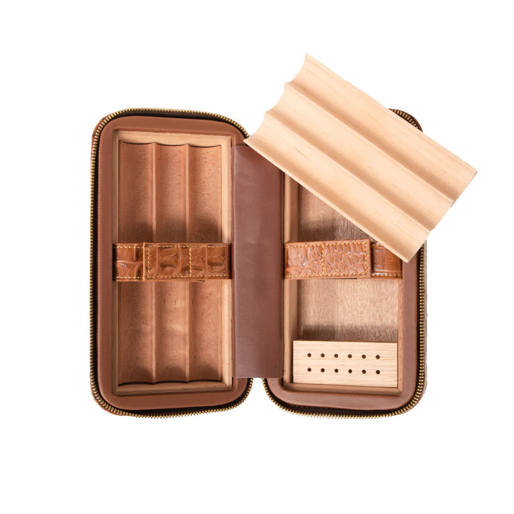 Dean Croco Cigar Travel Humidor Case