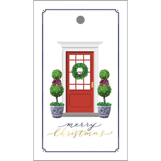Christmas Front Door Gift Tag
