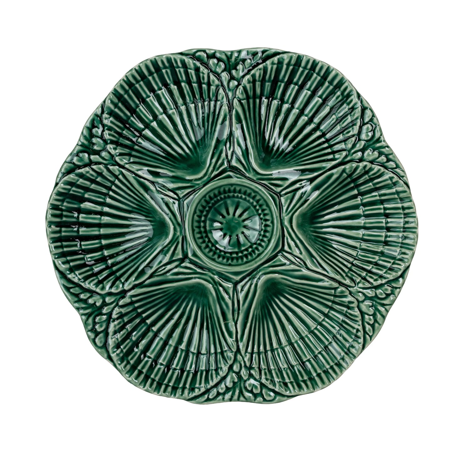 Green Oyster Plates