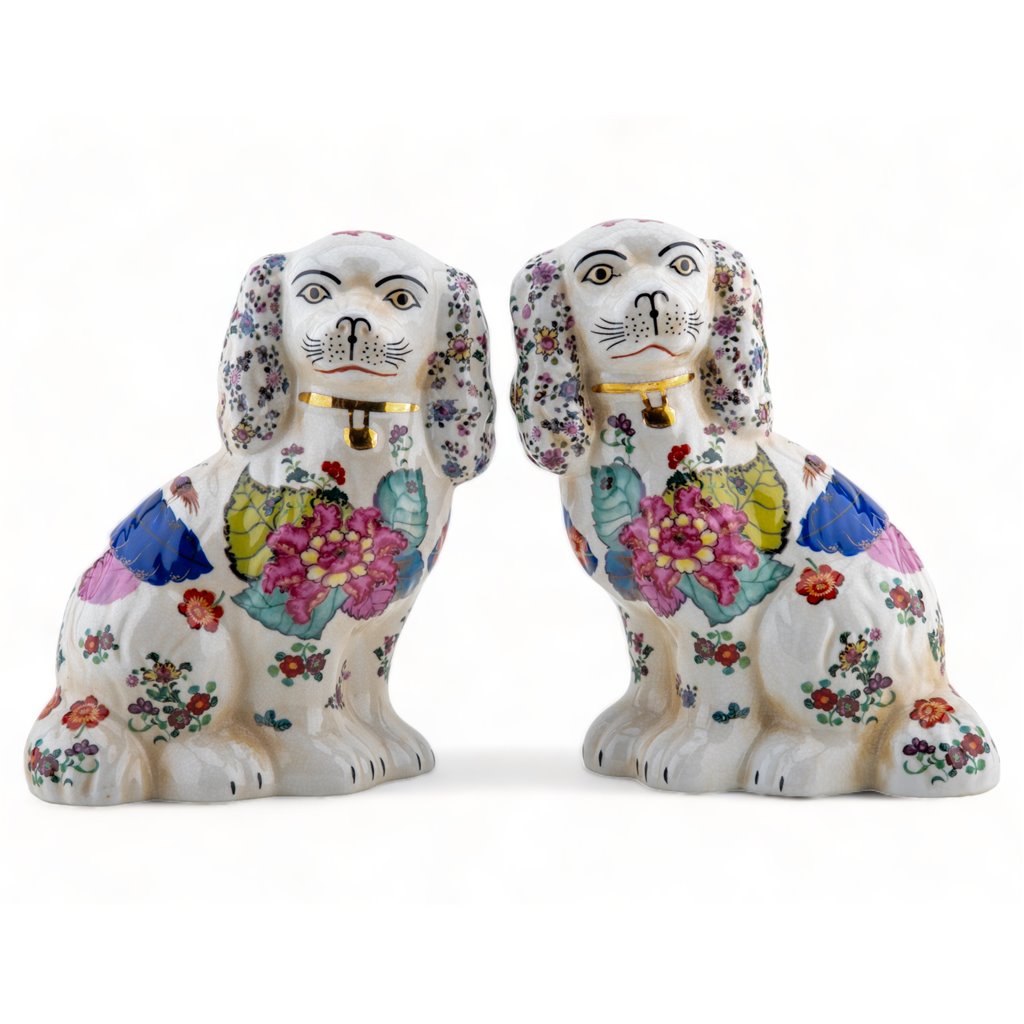 Tobacco Staffordshire Dogs Medium