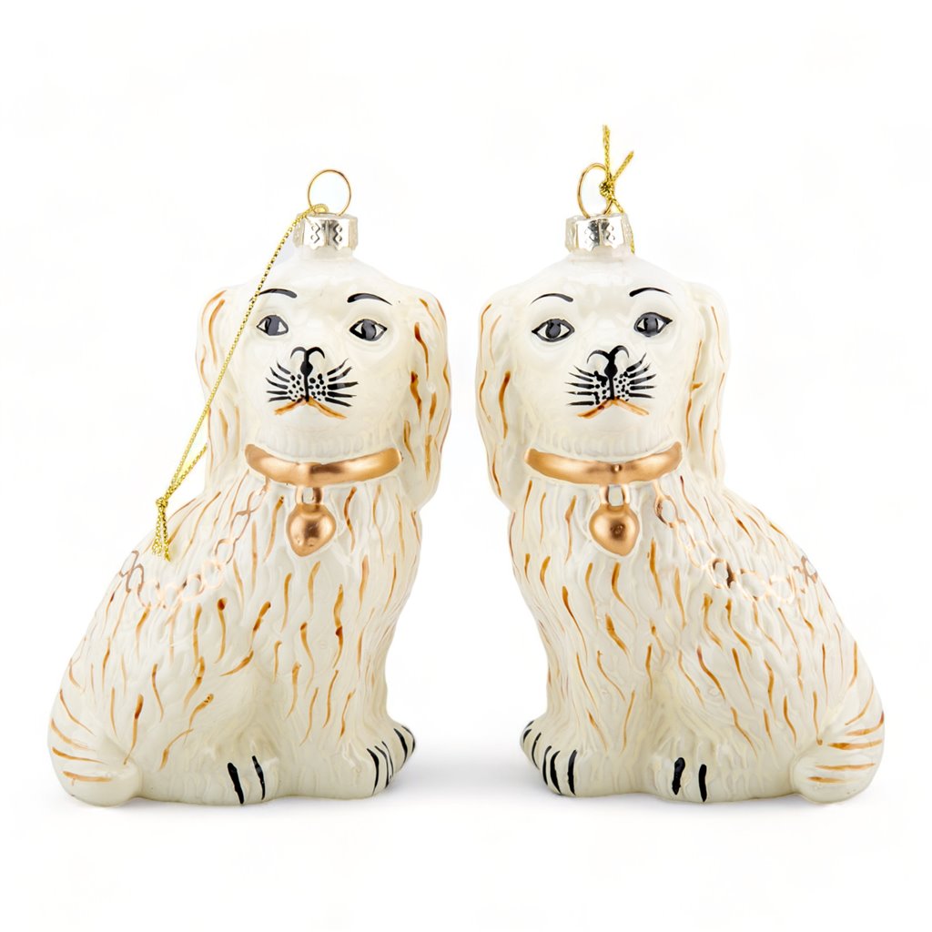 Cream Staffordshire Ornament