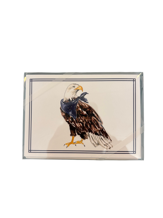 Single Eagle Note Card Set