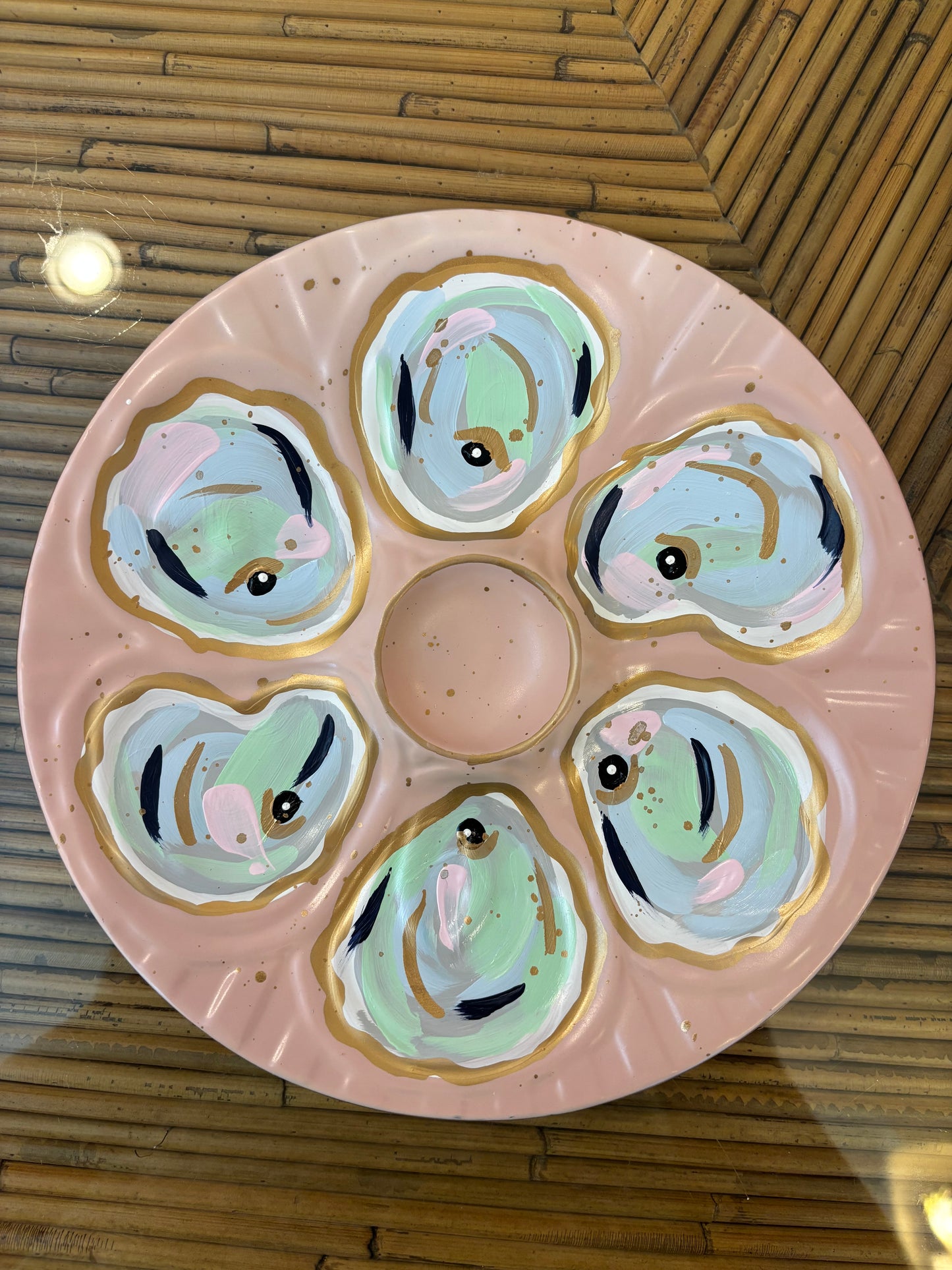 Light Pink Oyster Plate