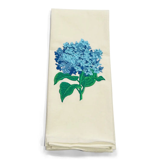 Blue Hydrangea Tea Towel