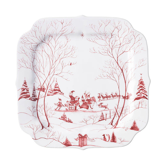Country Estate Santa's Cookie Tray