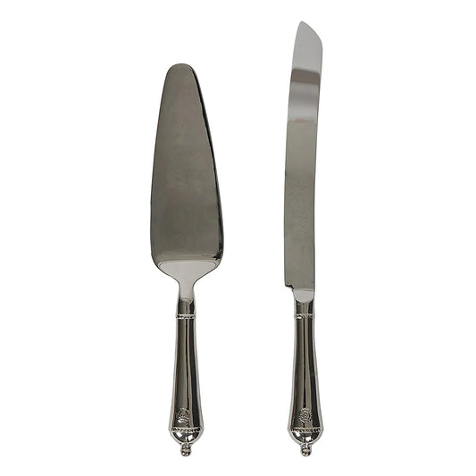 Berry and Thread Cake Knife and Server Set
