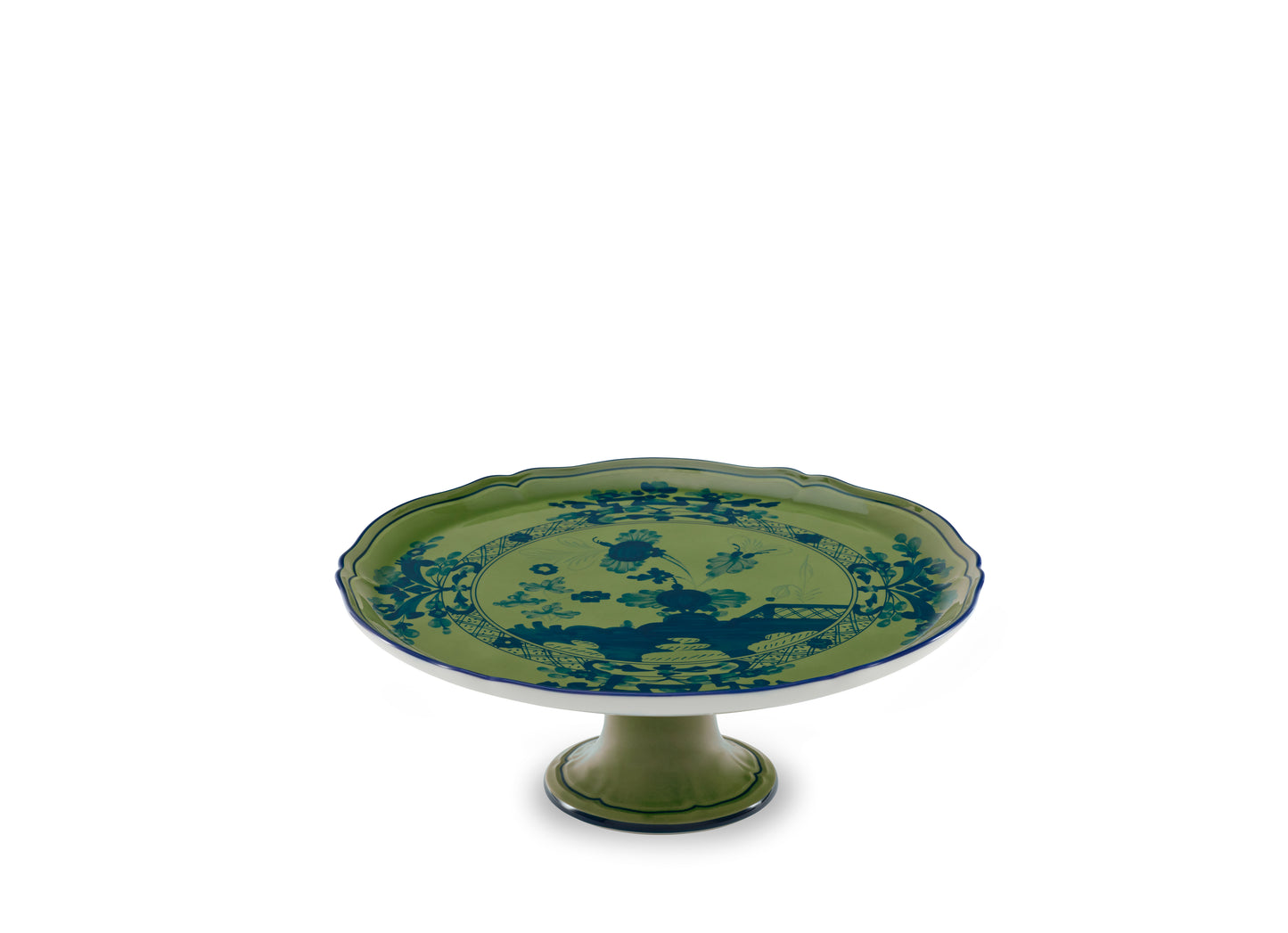 Malachite Cake Stand