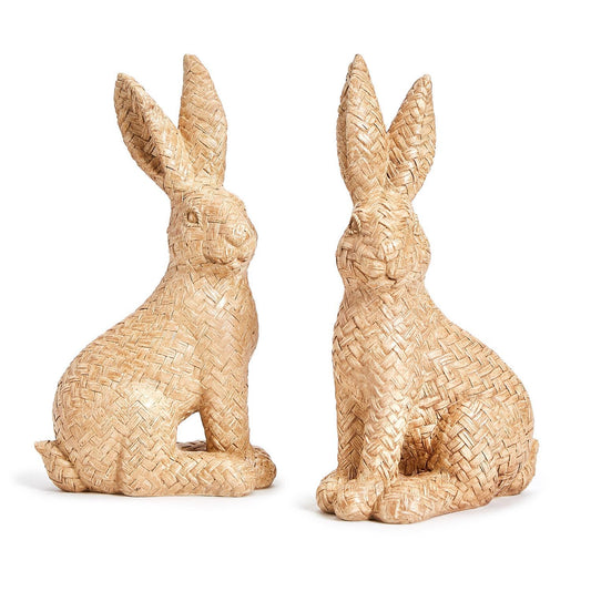 Basket Weave Decorative Bunny