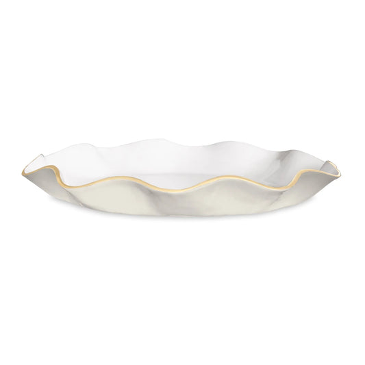 Cream Encanto Large Round Platter