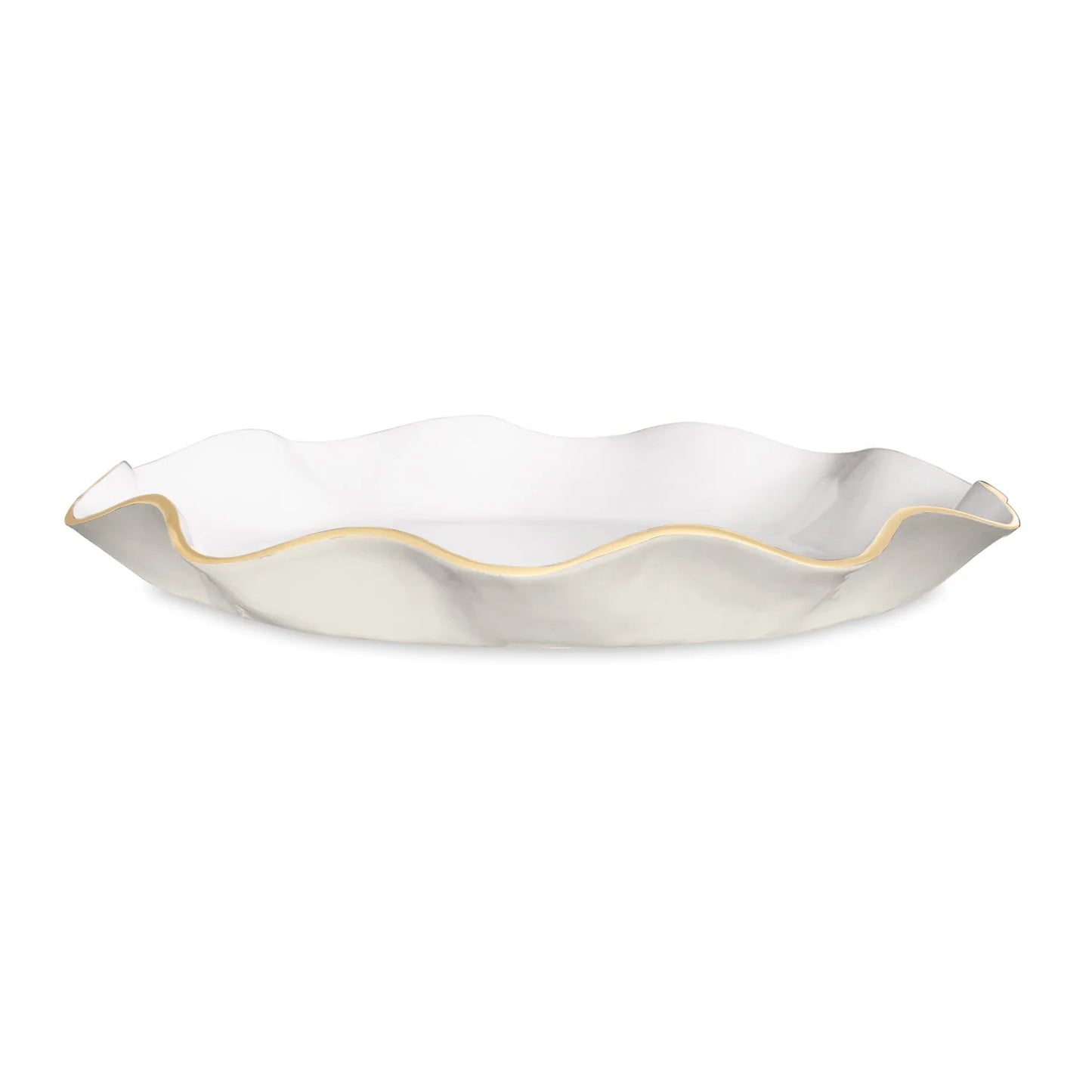 Cream Encanto Large Round Platter