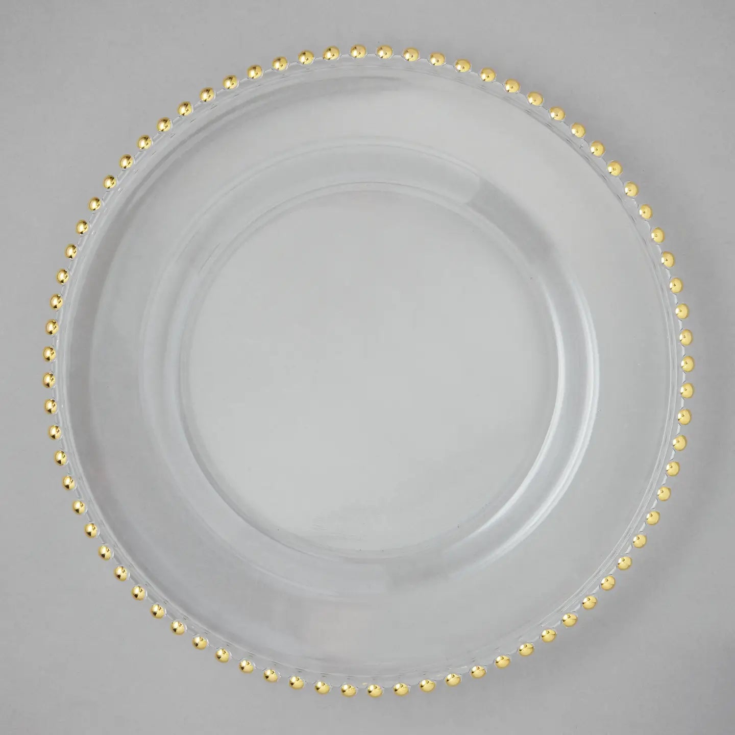 Gold Beaded Charger