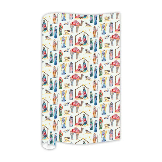 Nativity Scene Wrapping Paper
