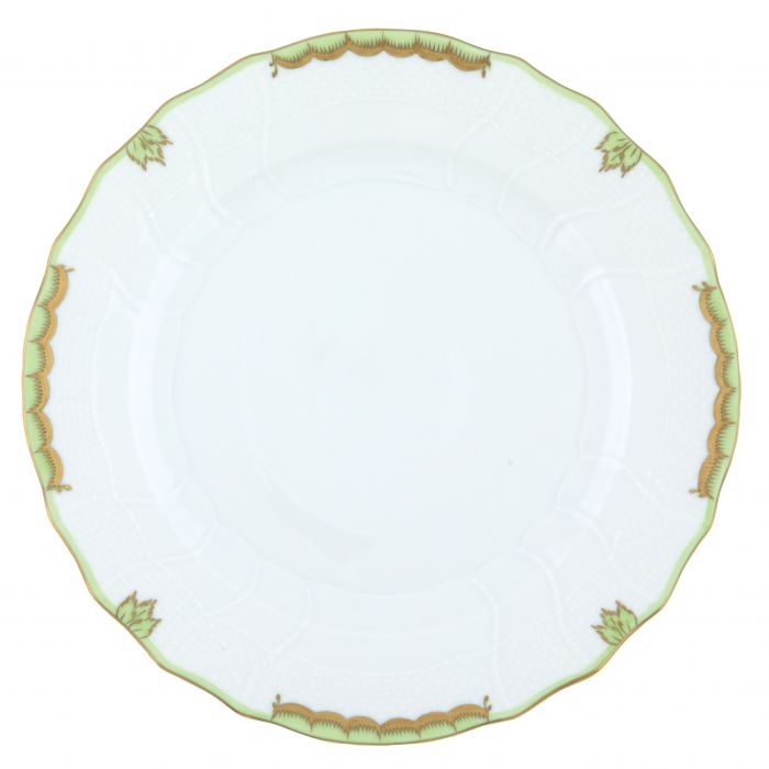 Princess Victoria Light Green Dinner Plate