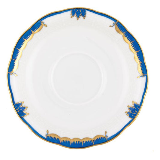 Princess Victoria Blue Saucer