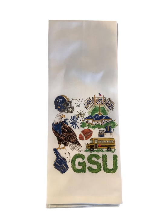 GSU Icons Tea Towel