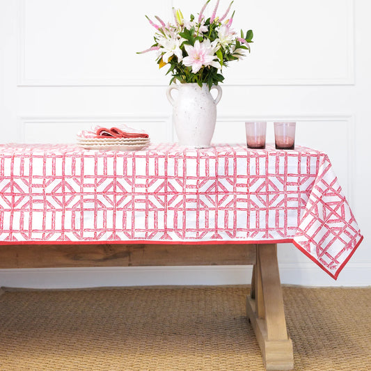 Rose Bamboo Tablecloth 60x120
