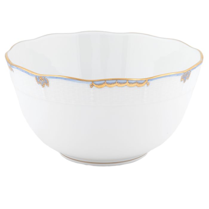 Princess Victoria Light Blue Round Bowl