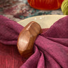 Alexis Teak Napkin Rings S/4