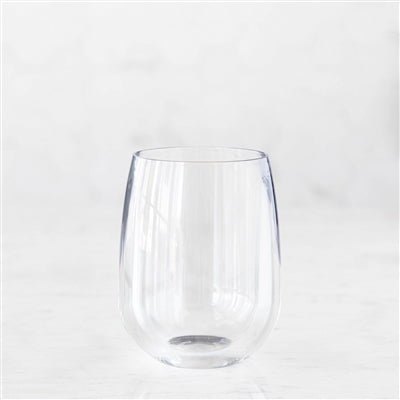 Clear stemless wine SymGlass