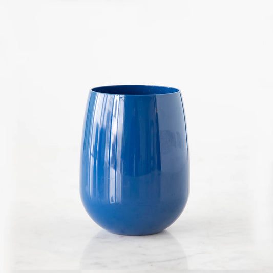 Navy Stemless Wine symGlass