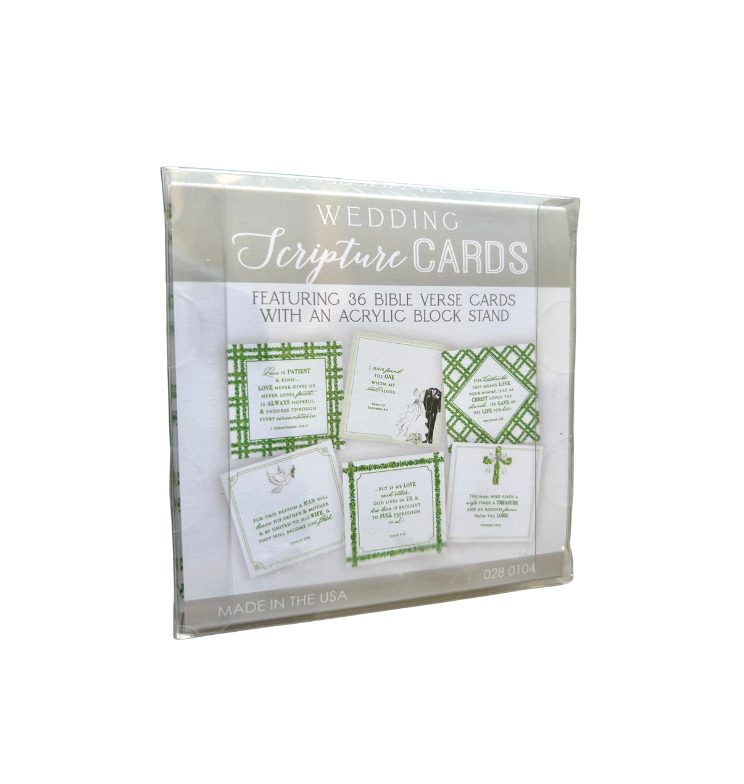 Wedding Boxwood Trellis Scripture Cards