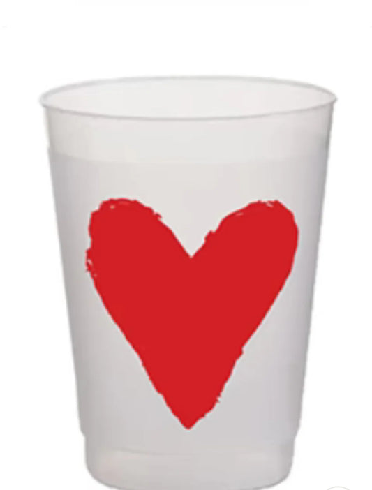 Frosted Valentine's Day Cups