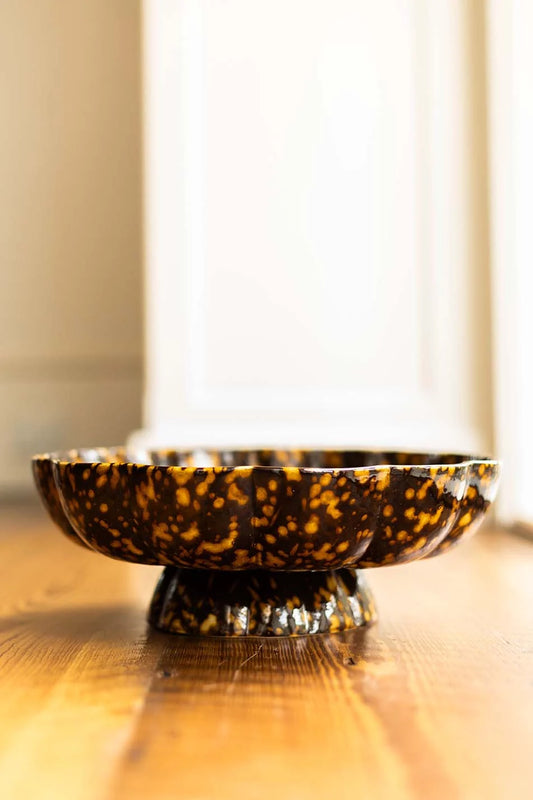 Molasses Tortoise Footed Bowl