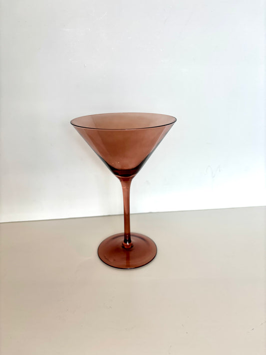Venus Martini Glass Shades of Brown Set/2