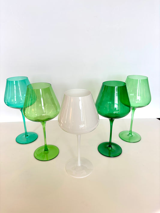 Thai Islands Wine Glasses Set/5