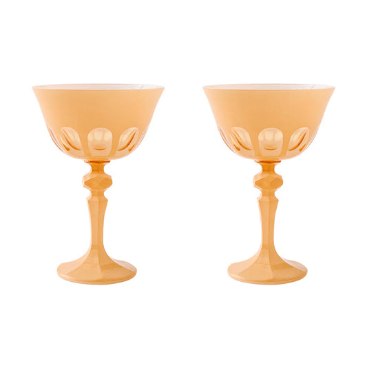 Rialto Coupe Glass S/2