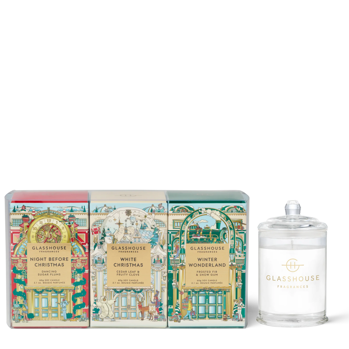 Christmas Candle Trio