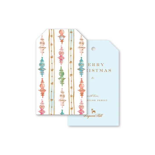Finial Ornaments Gift Tags