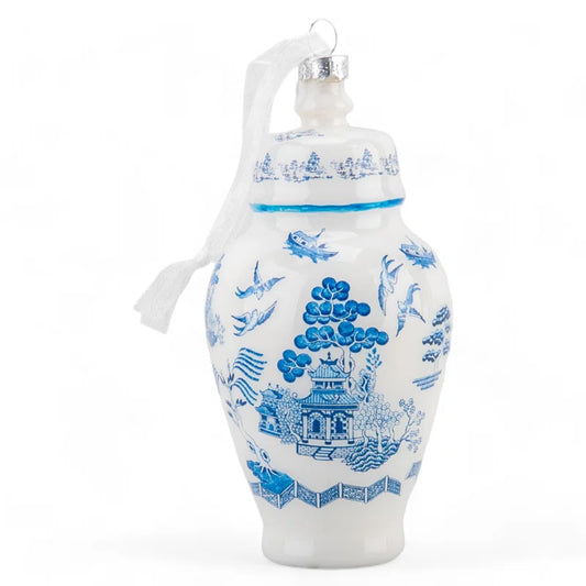 Blue Ginger Jar Ornament
