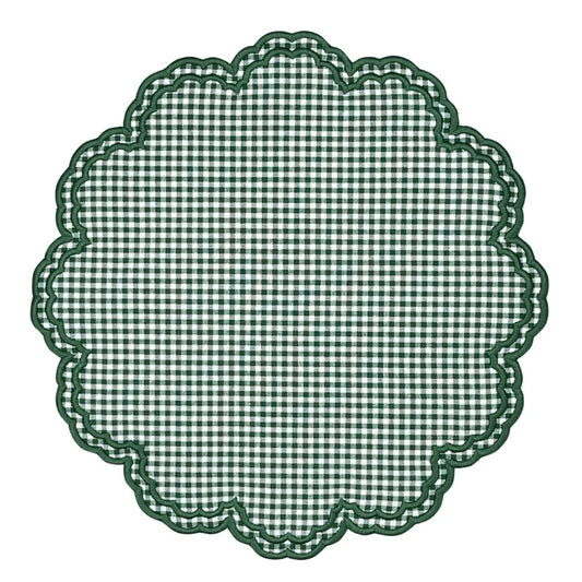 Bettina Placemat Dark Green S/4