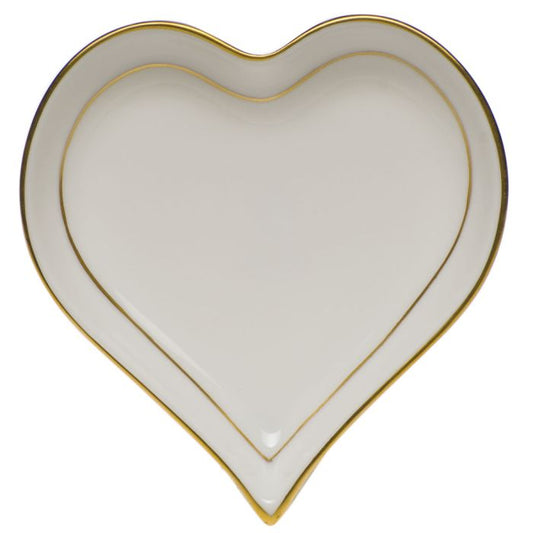 Small Gold Heart Tray