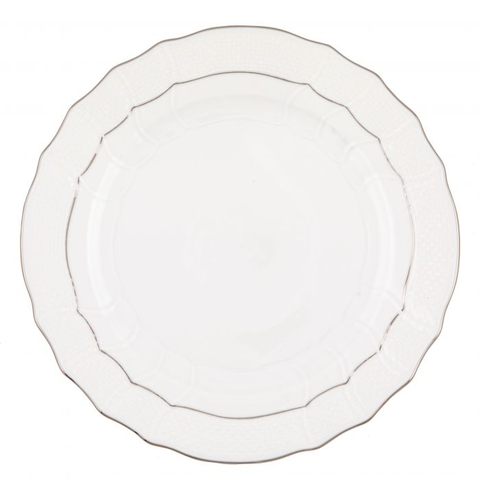 Platinum Edge Dinner Plate