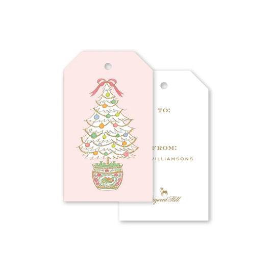 Famille Rose Medallion Tree Gift Tags